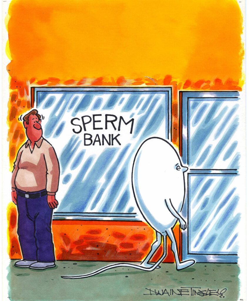 Sperm Bank, Dwaine Tinsley, Hustler Humor (1980)