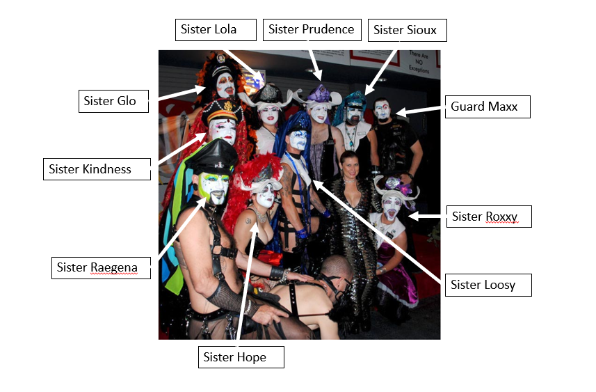 Founding members of the Sin Sity Sisters of Perpetual Indulgence